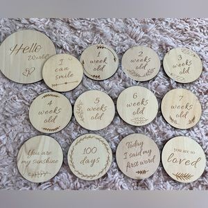 Monthly milestone cards